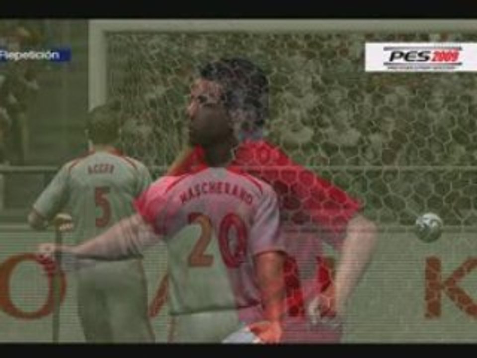 Gol PES2009 Demo Tevez