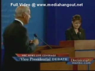 Vice Presidential Debate | Sarah Palin vs Joe Biden | Part 5