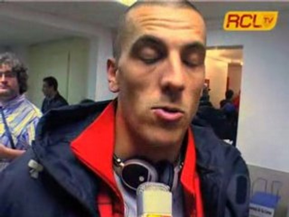 AJACCIO - LENS INTERVIEWS JOUEURS LENSOIS