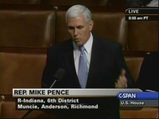 The BailOut Fiasco: Rep. Mike Pence