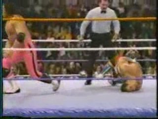 WWF 05.09.87 Bret Hitman Hart vs B-Dog Davey Boy Smith