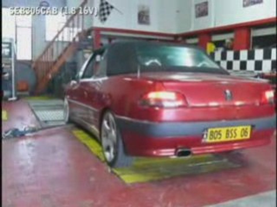 Banc Puissance 306 cabriolet 1.8 16v