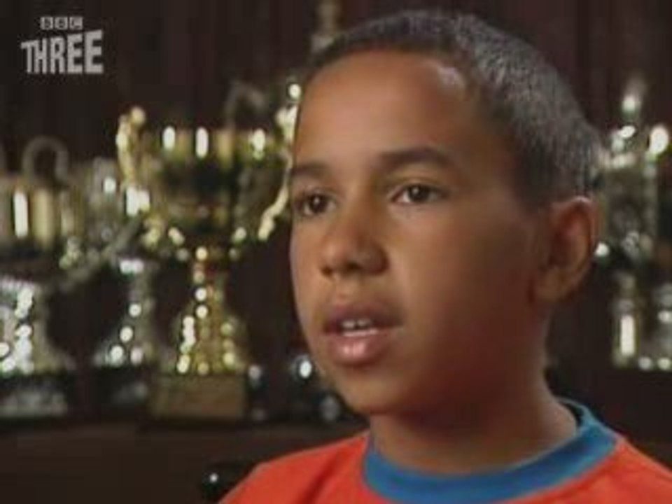 Lewis Hamilton as a kid