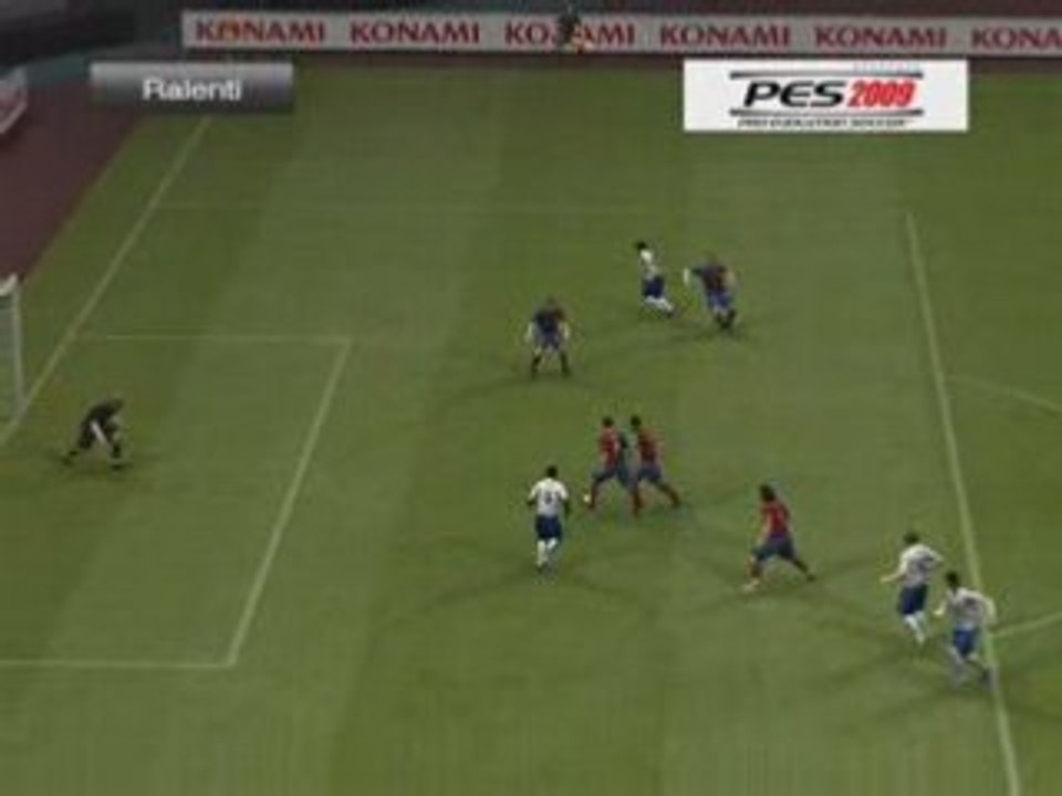 Premier but rooney 1-0 contre barcelone (PES09)