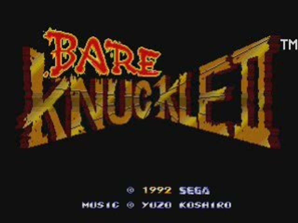 Streets of Rage 2 Intro