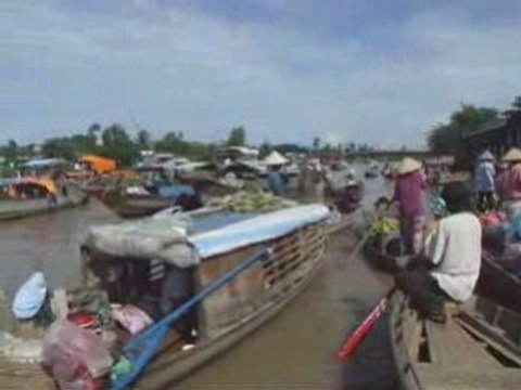 Market, Delta Mekong, Vietnam