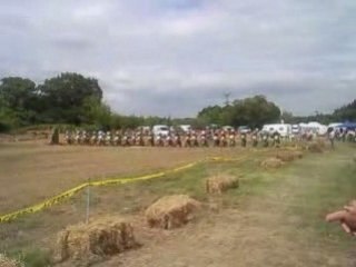 Départ Course moto de cyril+nico de L'AMCM