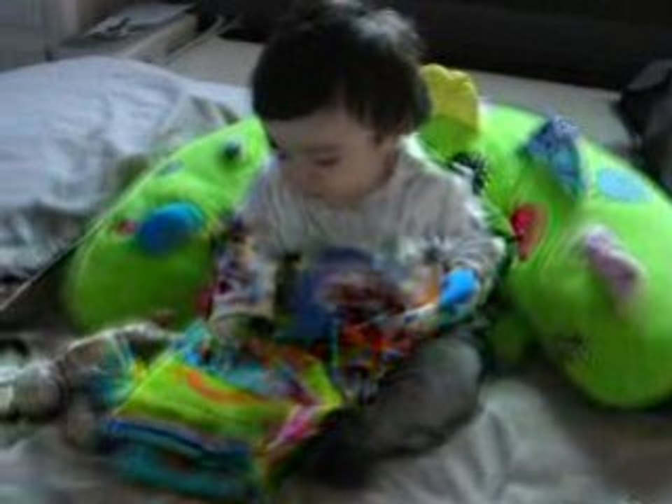 Matheo en pleine decouverte
