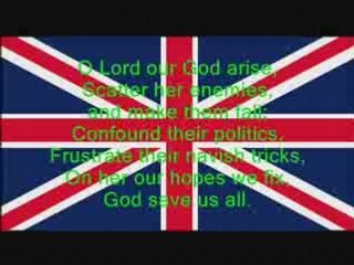 Hymne Englais - God Save The Queen