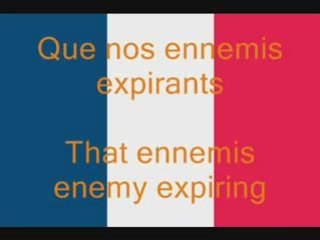 La Marseillaise, Hymne National Français (Fr/En)