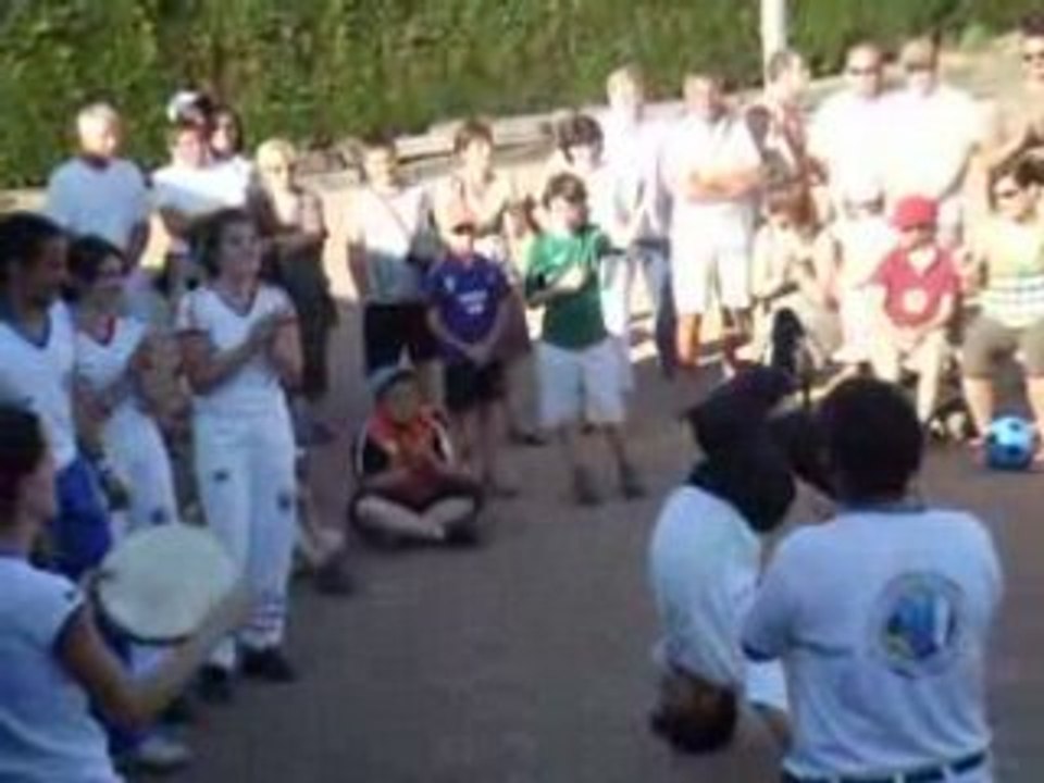 Demonstration de capoeira à Treves