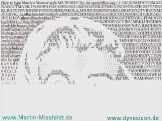 Création d'un portrait de Marilyn Monroe en ASCII art