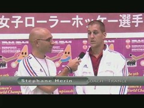 RINK HOCKEY - Mondial Féminin 08 : ITW Stéphane Hérin - Fr/Jp