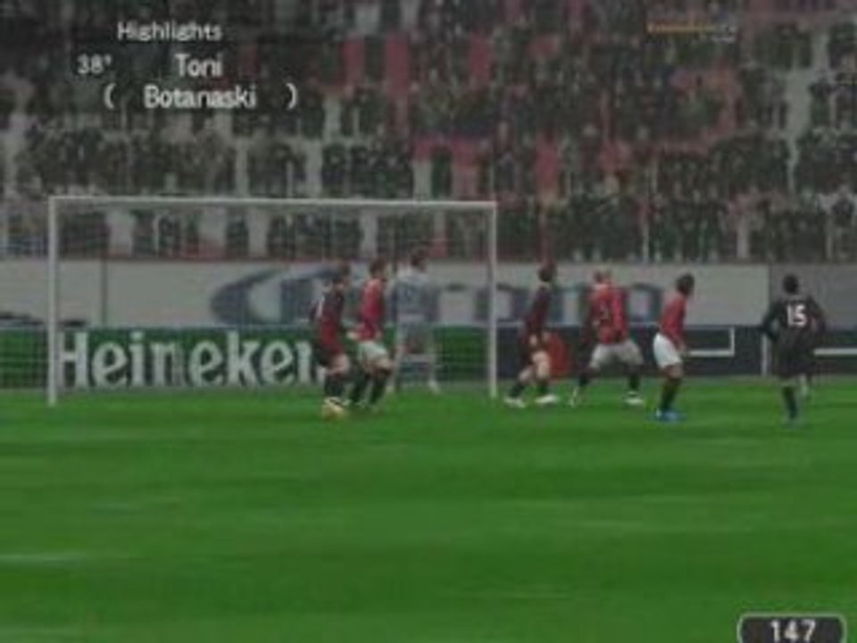 PES6 klasik sezona 9. 8. kolo Son Goku - dolenc