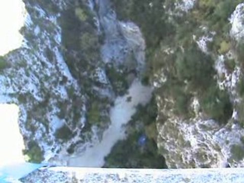 saut a l'élastique pont de l'artuby (kenny)