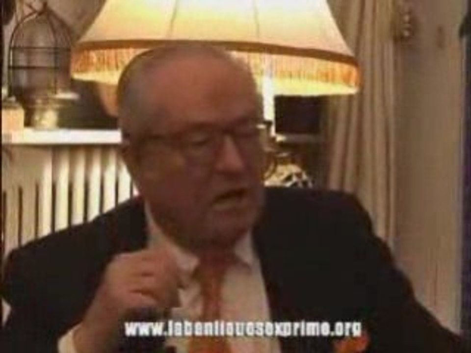 lepen  commente sur l irak et la conspiration mondial