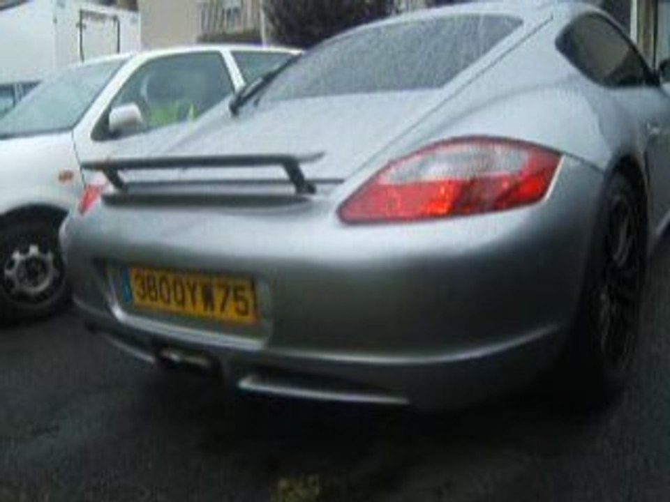 Démarrage PORSCHE Cayman S