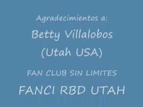 Dulce manda saludos para CUBA rbd