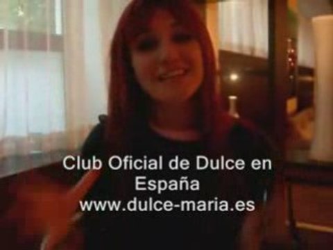 Dulce Mara saluda a su club de fans Oficial en Espana rbd