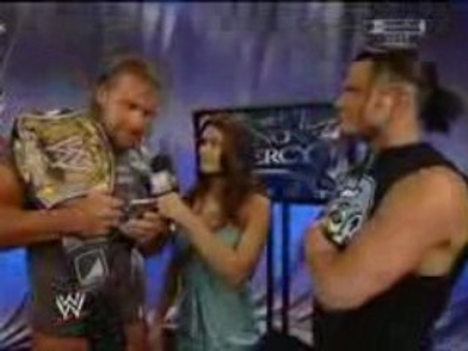 Triple H & Jeff Hardy Backstage