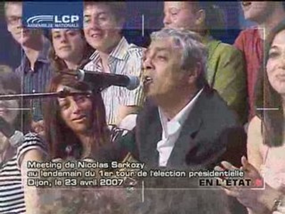 Enrico Macias chante pour Sarkozy