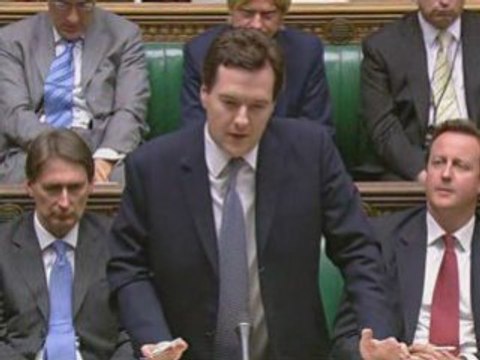 Shadow Chancellor George Osborne speaks about the economy