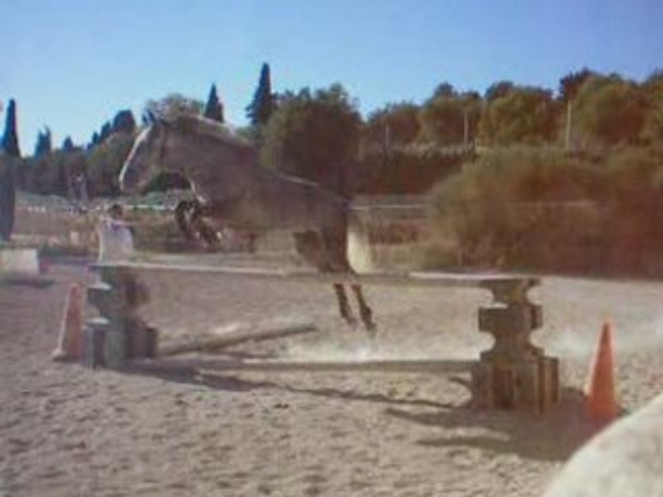 Lana.. saut en longe (1m10)