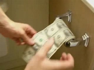 Dollar Bill Toilet Paper