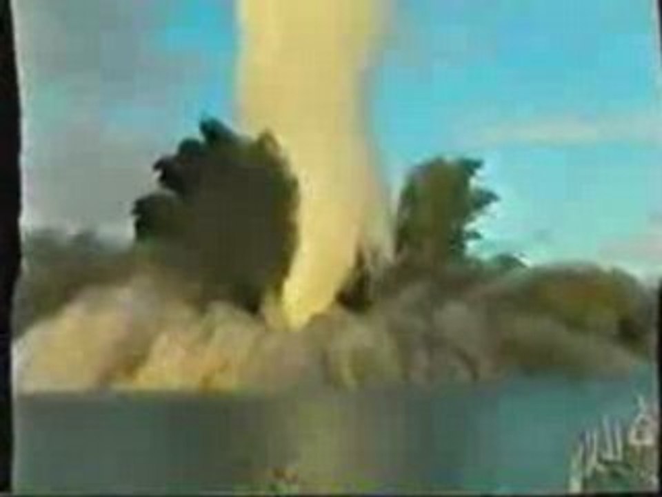 Explosion sous-marine