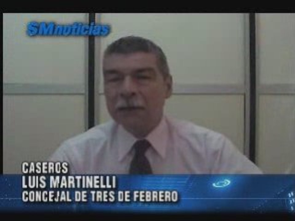 Luis martinelli concejal tres de febrero