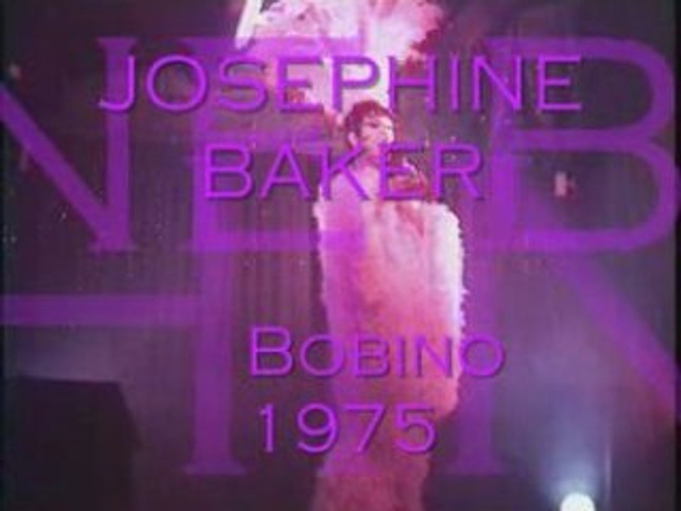 Rubis de Paris intérprete Joséphine Baker Bobino 1975