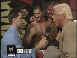 Triple H, Batista, Ric Flair Interview