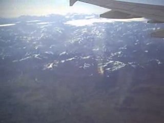 view above the swiss alps