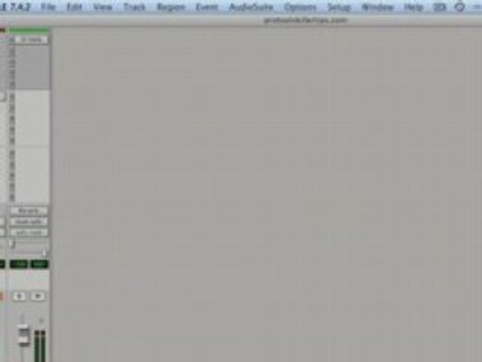 Renaming I/O Labels by Right Clicking in Pro Tools
