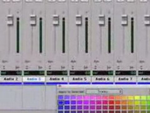How to Set the Color of Tracks in Pro Tools