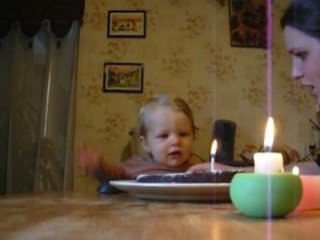 1er bougie de Nathanaël