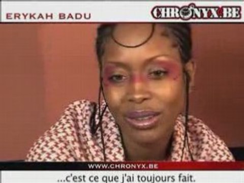 INTERVIEW ERYKAH BADU sur CHRONYX.be