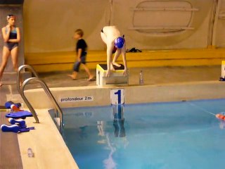 entraînement des nageurs caudrésiens, Florian Dupreux