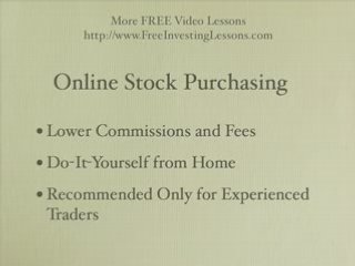 Stock Market Investing