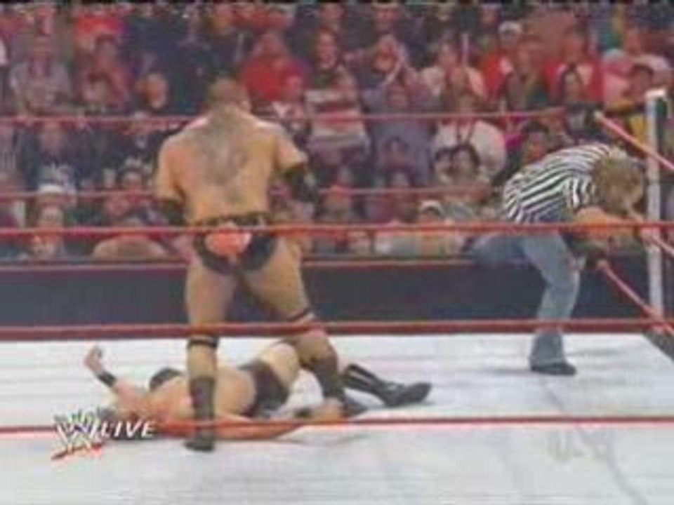 WWE RAW 06/10 Batista VS JBL n°1 contender match Vidéo Dailymotion