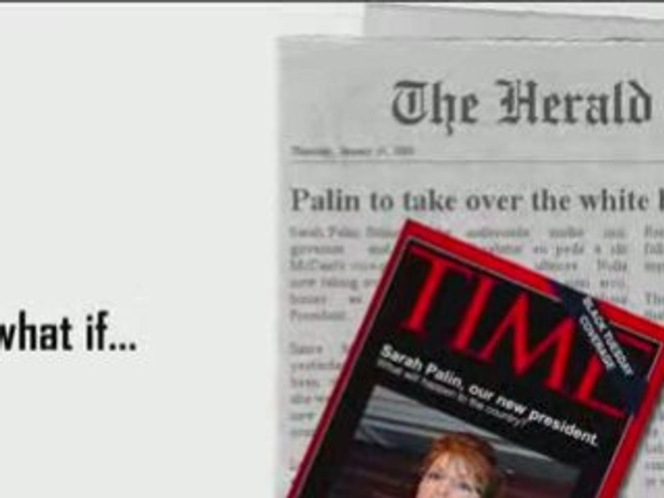 Obama Campaign : McCain dead, Palin president