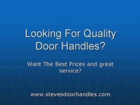 Decorative Door Handles Direct to Your Door