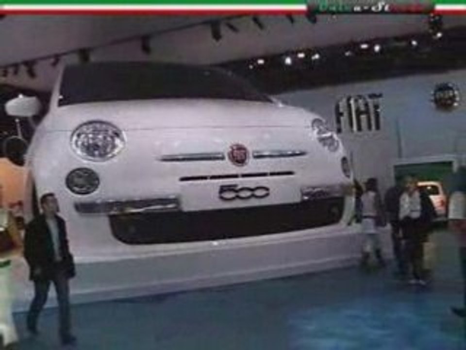 Stand Fiat au Mondial de l'Auto 2008 à Paris