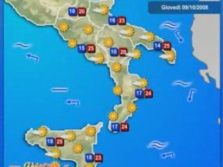Video Meteo 9 Ottobre 2008