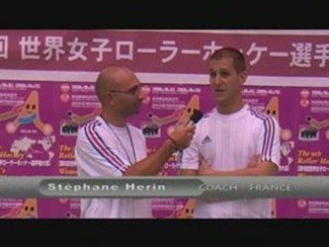 RINK HOCKEY - Mondial Féminin 08 : ITW Stéphane Hérin - Fr/Port