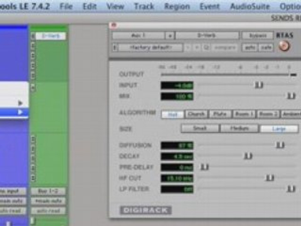 Create a Simple Reverb Send and Return in Pro Tools