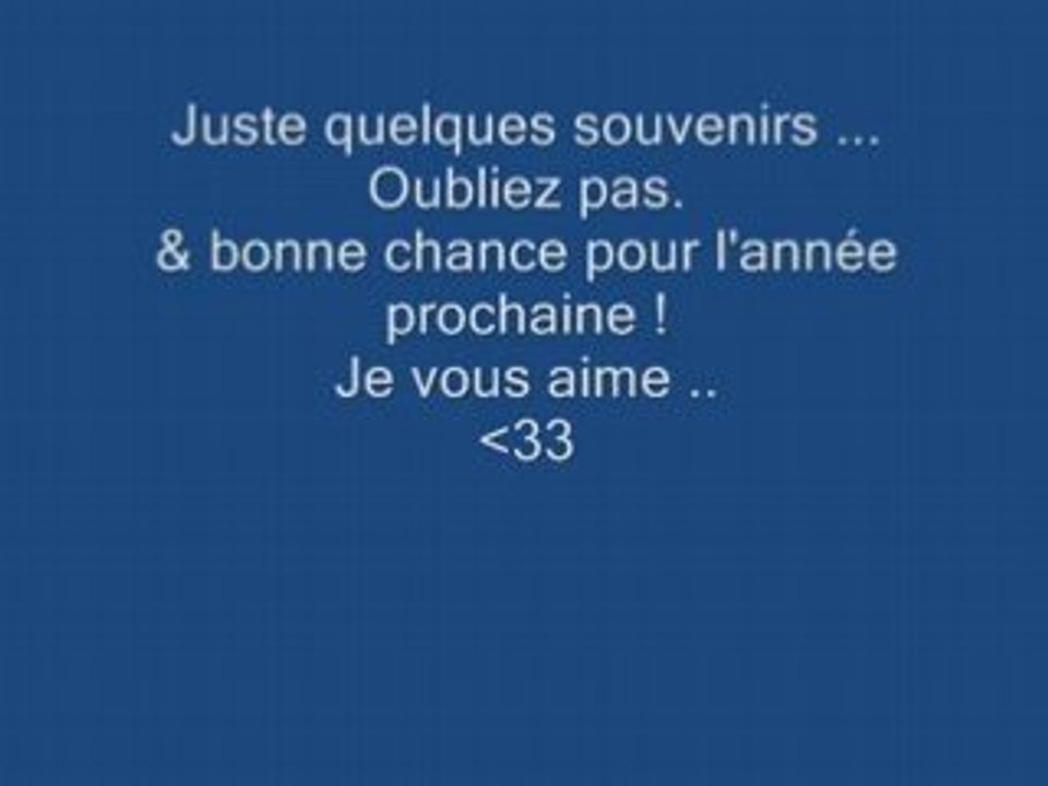 Ma raison d'être 2007