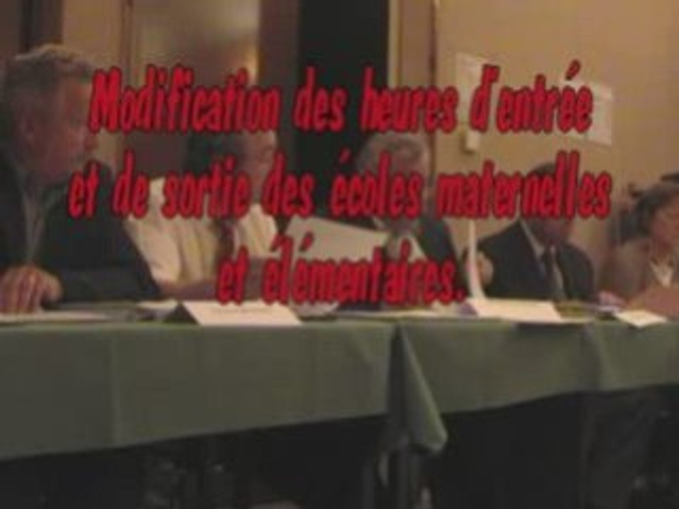 081006 Modifications heures des écoles de chevigny