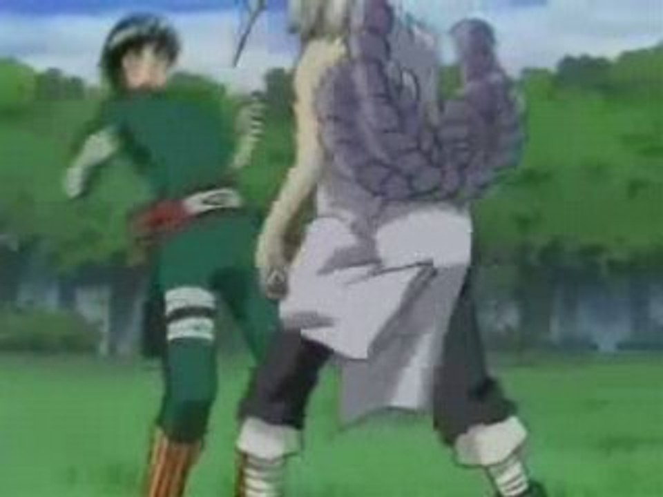 lee, gaara vs kimimaru & naruto vs sasuke