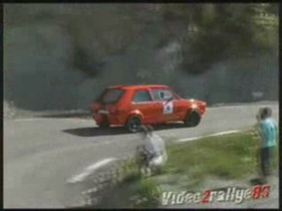 Montée historique Lucéram 2008 Orange mécanique Golf 1